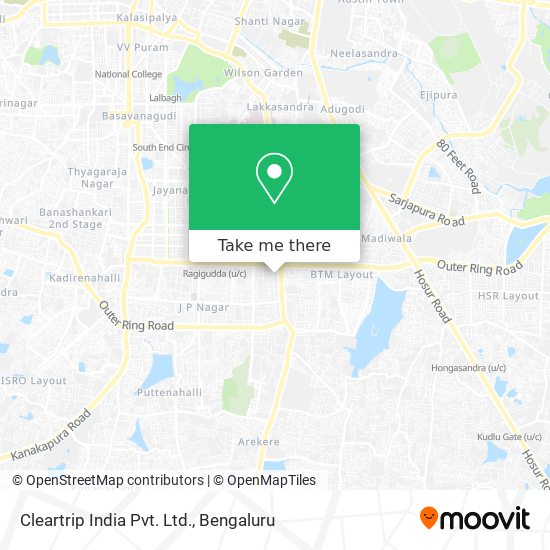 Cleartrip India Pvt. Ltd. map