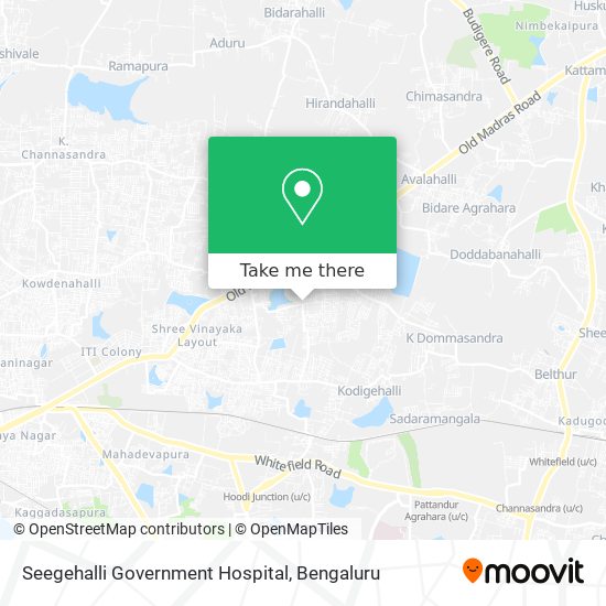 Seegehalli Government Hospital map