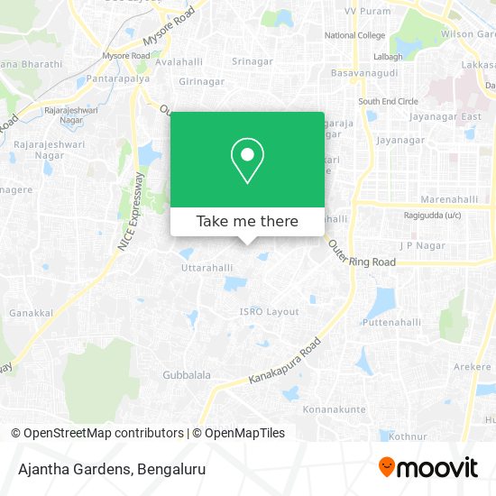 Ajantha Gardens map