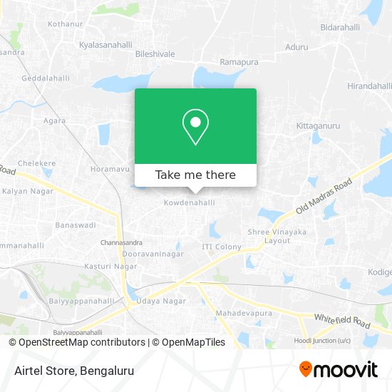 Airtel Store map