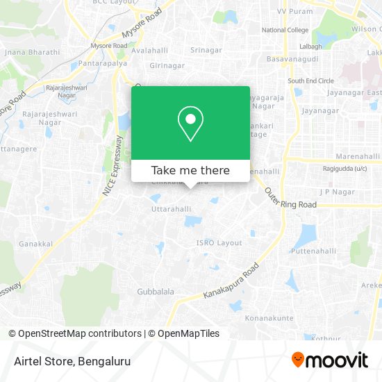 Airtel Store map