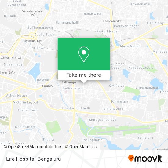 Life Hospital map