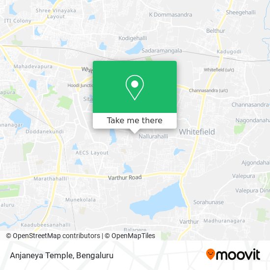 Anjaneya Temple map