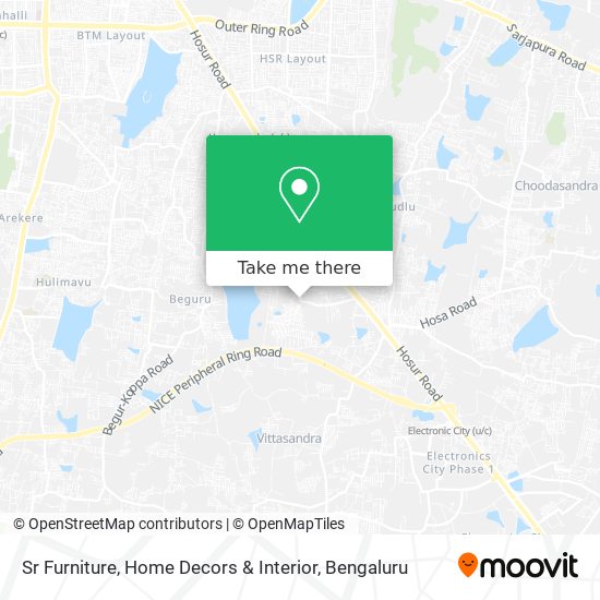 Sr Furniture, Home Decors & Interior map