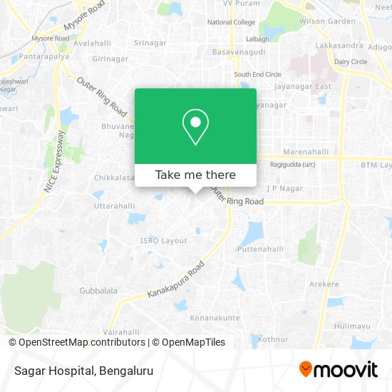 Sagar Hospital map