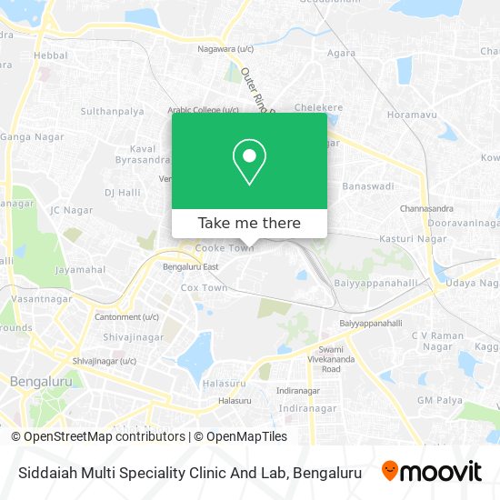 Siddaiah Multi Speciality Clinic And Lab map