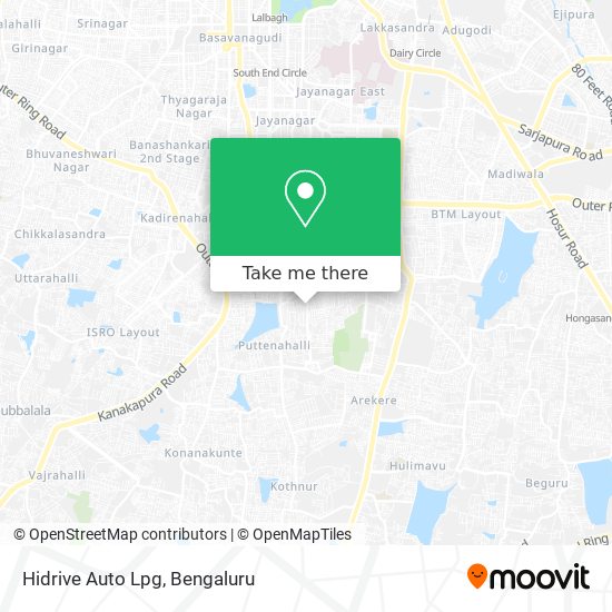 Hidrive Auto Lpg map