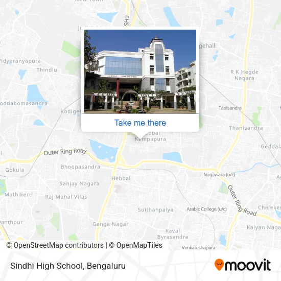Sindhi High School map
