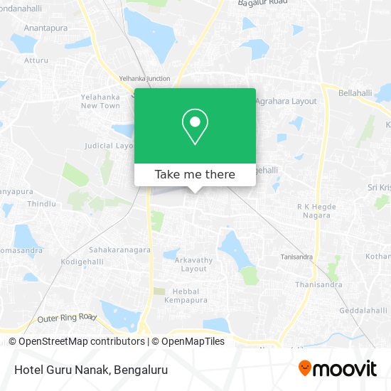 Hotel Guru Nanak map
