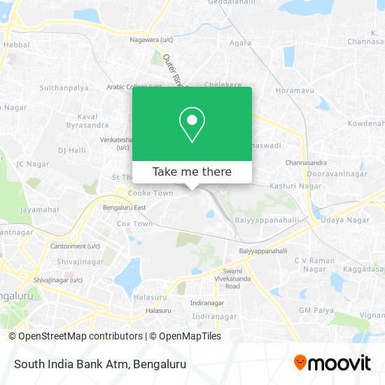 South India Bank Atm map