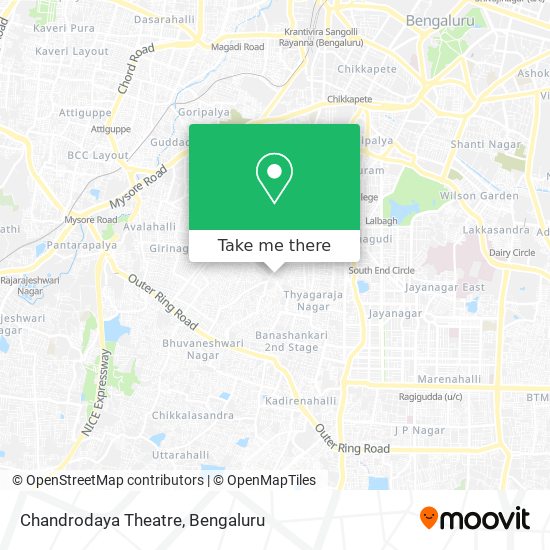 Chandrodaya Theatre map