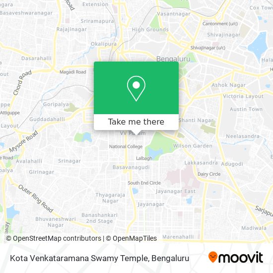 Kota Venkataramana Swamy Temple map