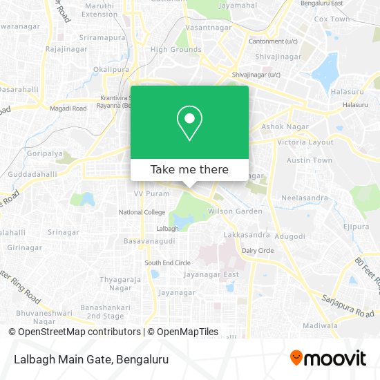 Lalbagh Main Gate map