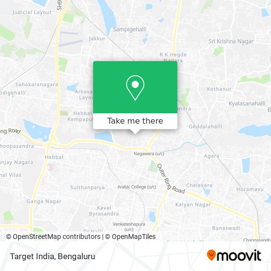 Target India map