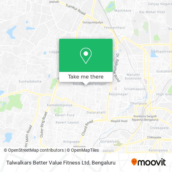 Talwalkars Better Value Fitness Ltd map