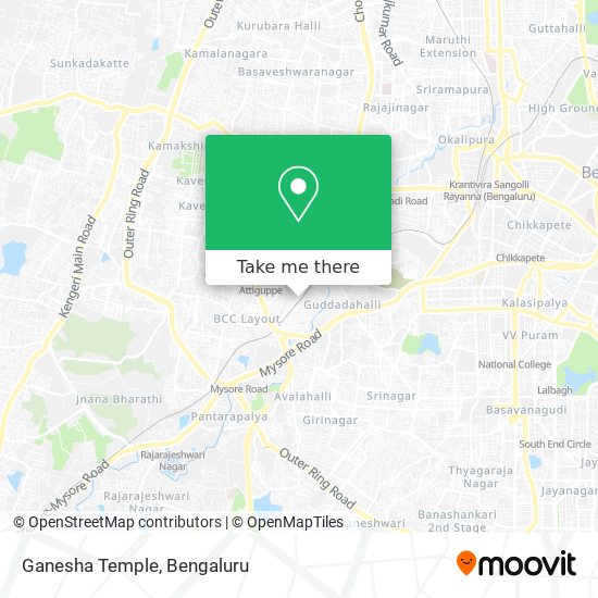 Ganesha Temple map