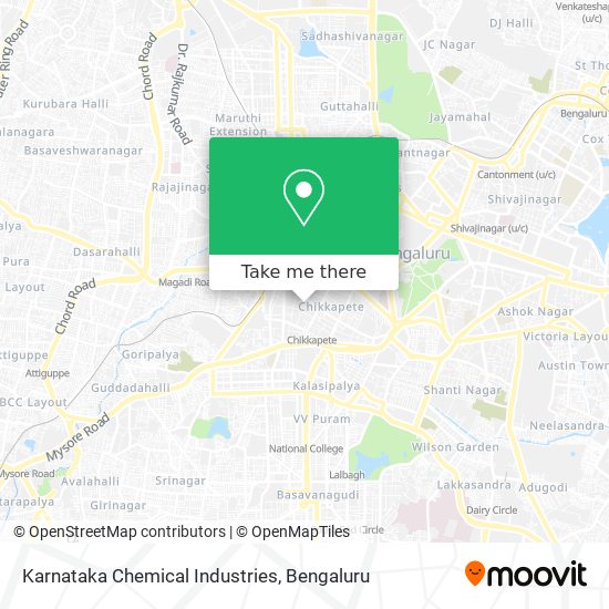 Karnataka Chemical Industries map