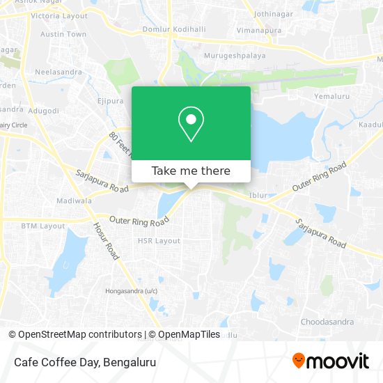 Cafe Coffee Day map