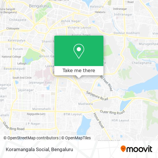 Koramangala Social map