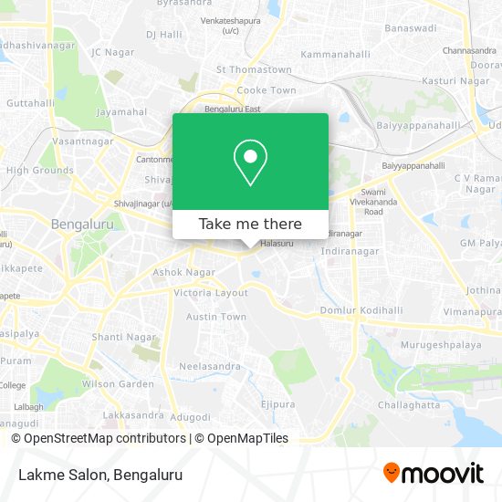 Lakme Salon map