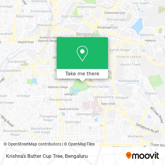 Krishna's Butter Cup Tree map