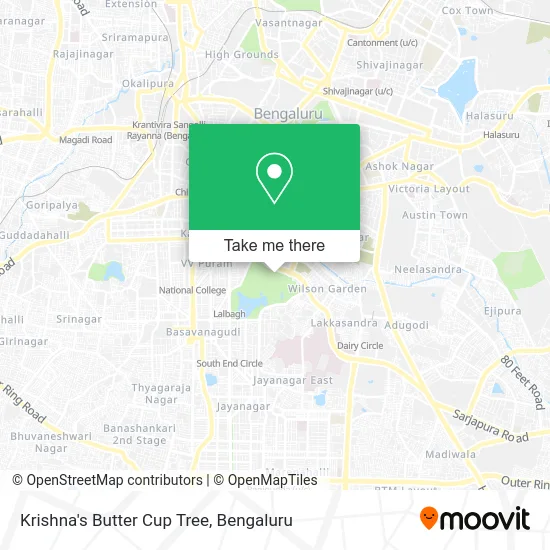 Krishna's Butter Cup Tree map