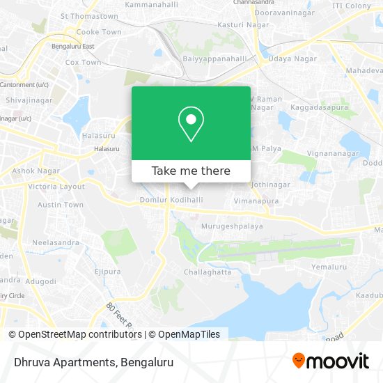 Dhruva Apartments map