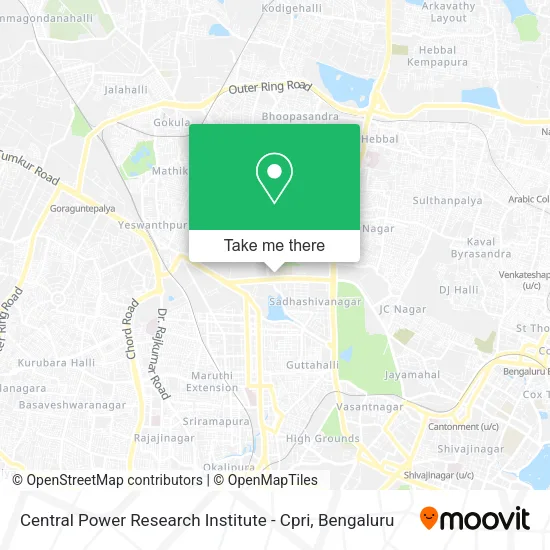Central Power Research Institute - Cpri map