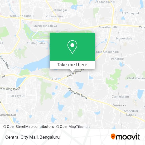 Central City Mall Map How To Get To Central City Mall In Bengaluru By Bus?