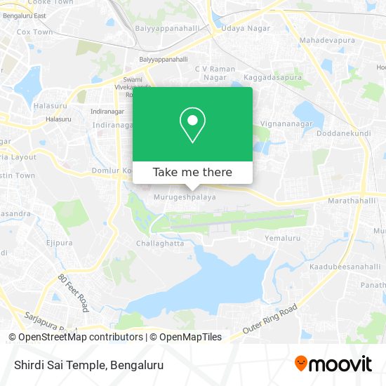Shirdi Sai Temple map