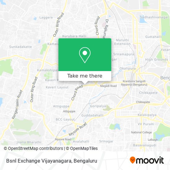 Bsnl Exchange Vijayanagara map