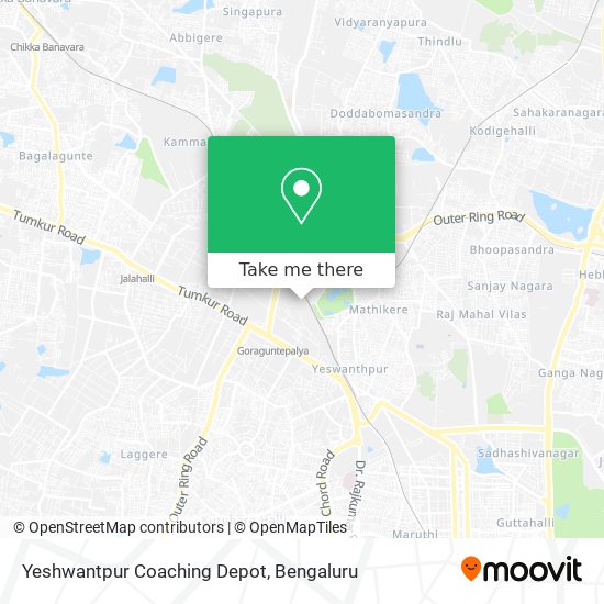 Yeshwantpur Coaching Depot map