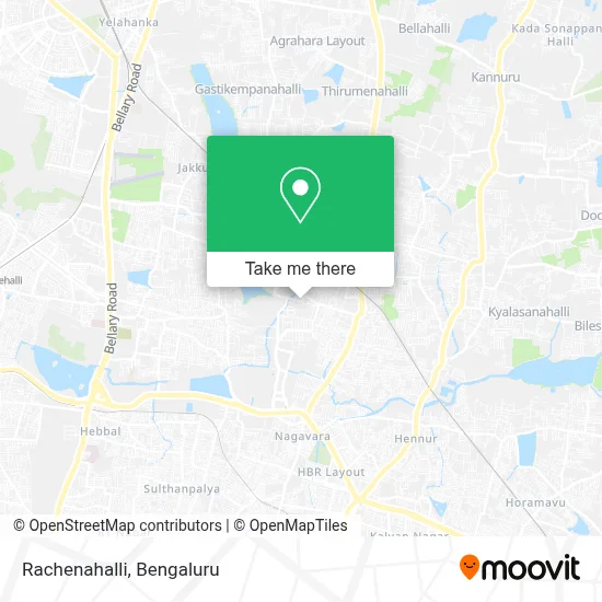 Rachenahalli map