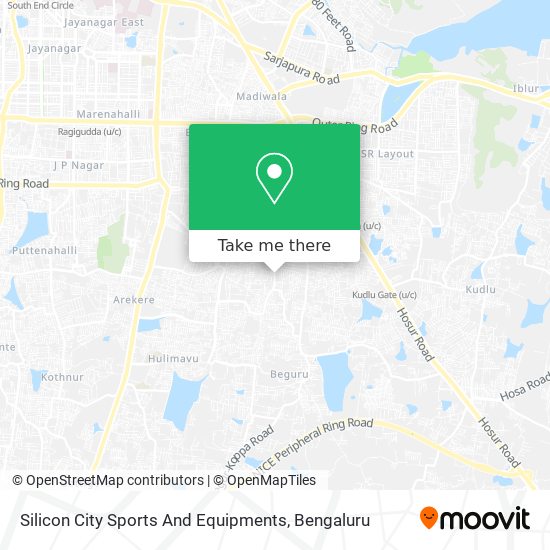 Silicon City Sports And Equipments map