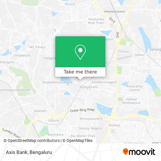 Axis Bank map