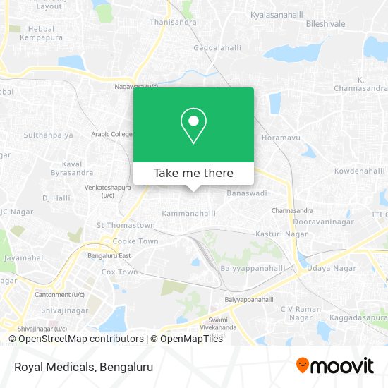 Royal Medicals map