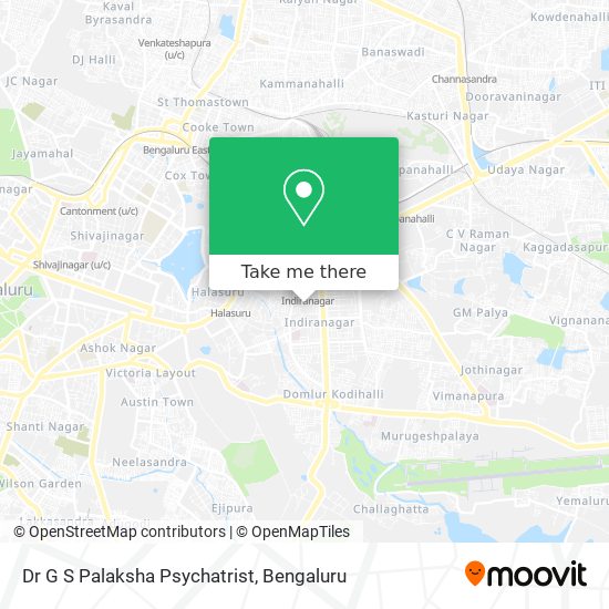 Dr G S Palaksha Psychatrist map