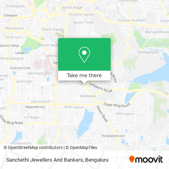 Sanchethi Jewellers And Bankers map