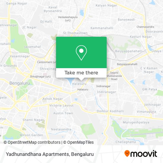 Yadhunandhana Apartments map