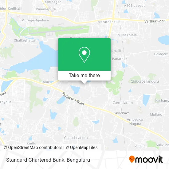 Standard Chartered Bank map