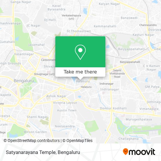 Satyanarayana Temple map