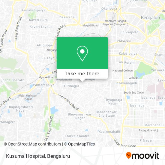 Kusuma Hospital map