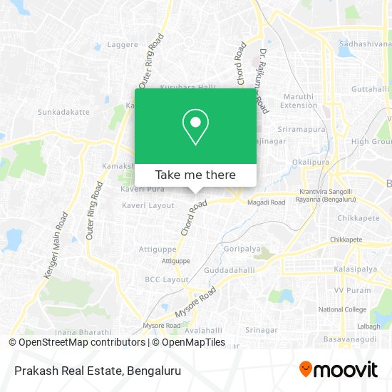 Prakash Real Estate map