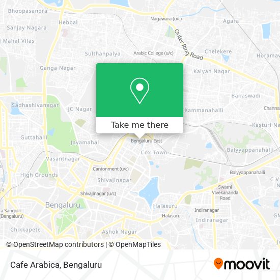 Cafe Arabica map