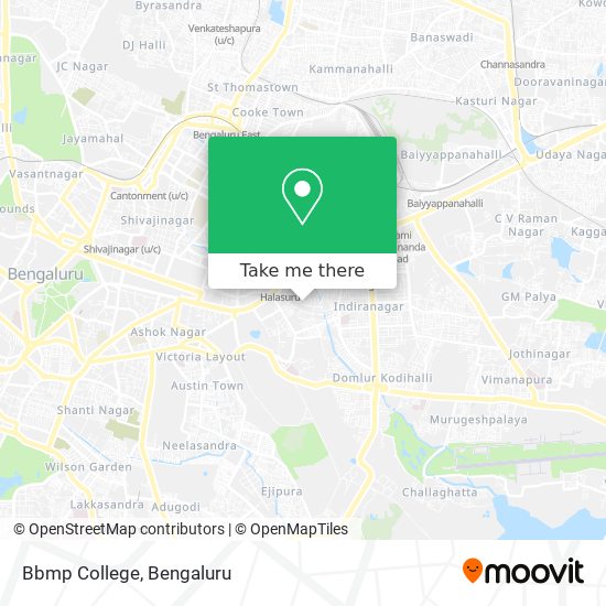 Bbmp College map