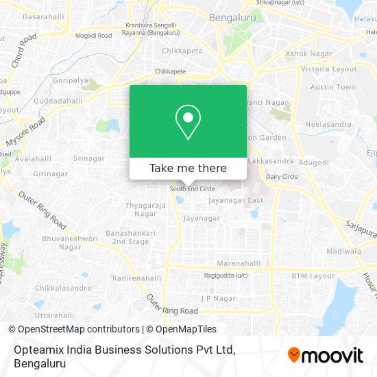 Opteamix India Business Solutions Pvt Ltd map