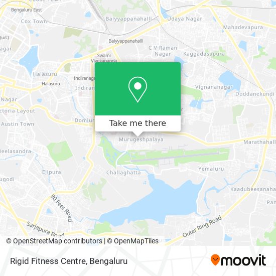 Rigid Fitness Centre map