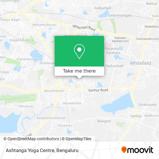 Ashtanga Yoga Centre map