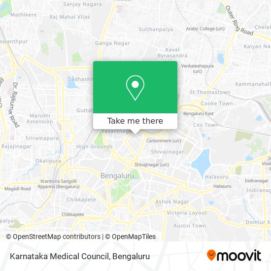 Karnataka Medical Council map