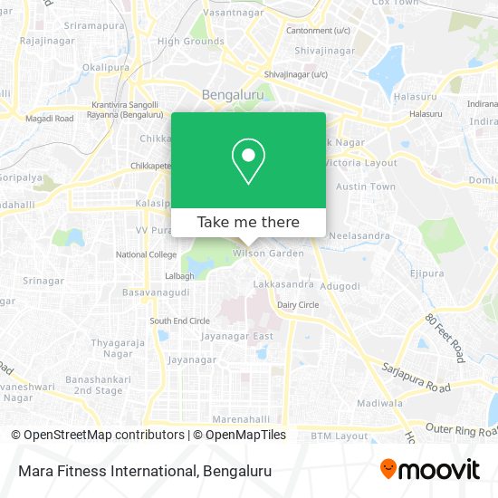 Mara Fitness International map